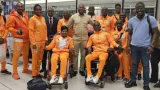 jeux paralympiques avant le depart des athletes le ministre adje silas metch donne lonction du gouvernement ivoirien