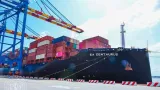 infrastructures un impressionnant navire de larmateur cosco accoste au port abidjan