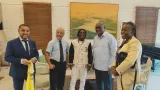 foot feminin apres le titre de vice championne des usa rosemonde kouassi felicitee par les ambassadeurs des usa et france en cote divoire