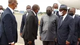 sommet extraordinaire de la cedeao sur la guinee alassane ouattara present a accra