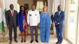 la premiere dame a recu le secretariat detat serey doh