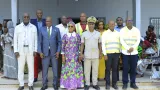 anyama la direction generale de ci energie fait le point sur lavancement des chantiers au maire fatima bamba