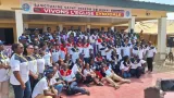 temps de careme les journalistes et communicateurs catholiques de cote divoire prient pour la paix au sanctuaire saint joseph de memni