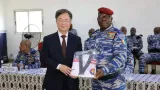 pratique du taekwondo la fondation coreenne saemaul offre des equipements sportifs a la gendarmerie nationale